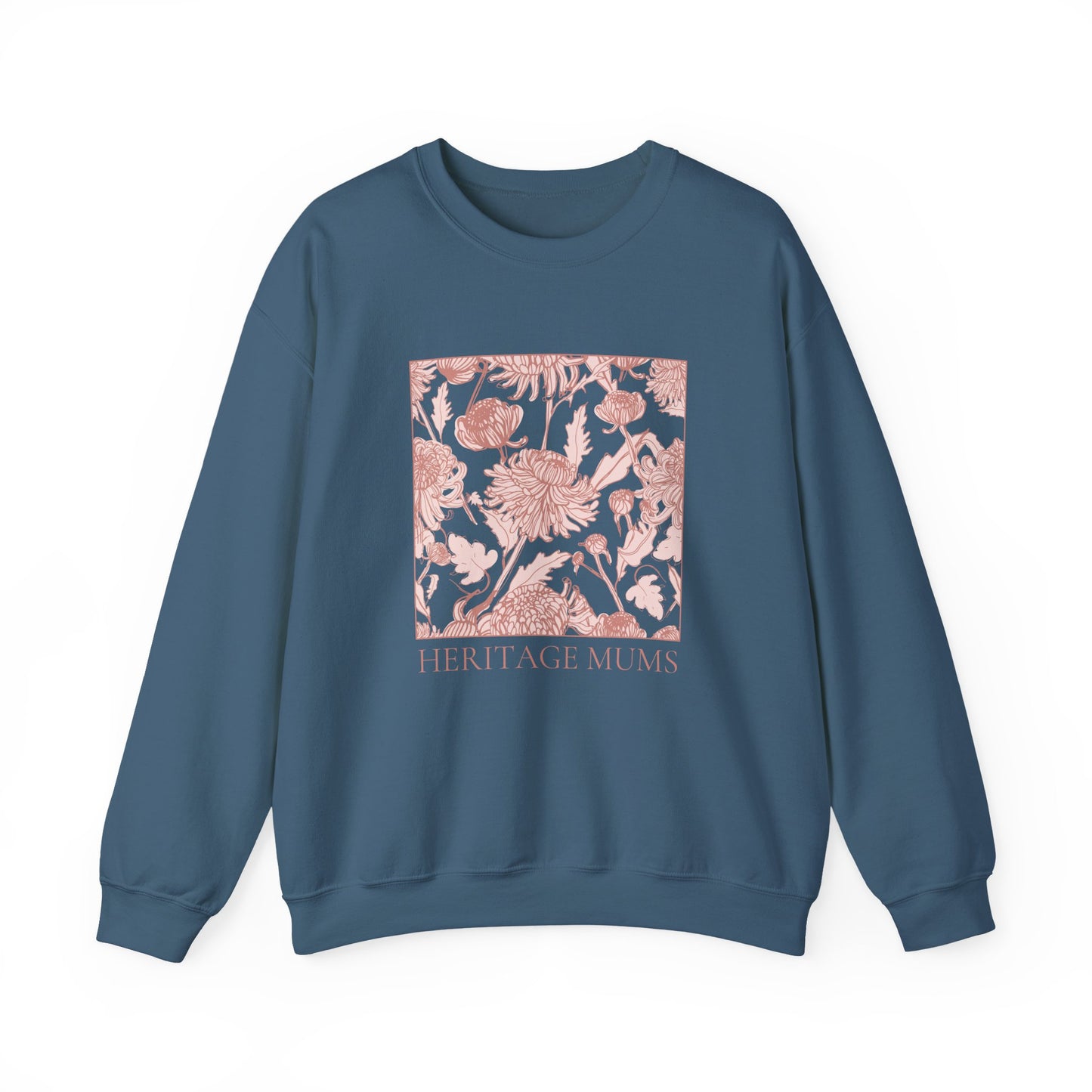 Heritage Mums Floral Square Unisex Crewneck Sweatshirt